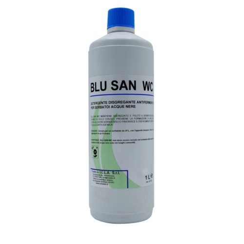 I.C.L.A. OKEI - BLU SAN WC - Sgrassatori e speciali  1kg - Disgregante antifermentativo profumato per serbatoi acque nere. Previene la formazione di gas. BLU SAN WC evita gli odori sgradevoli e favorisce il disfacimento dei rifiuti solidi e della carta igienca nei WC chimici di camper