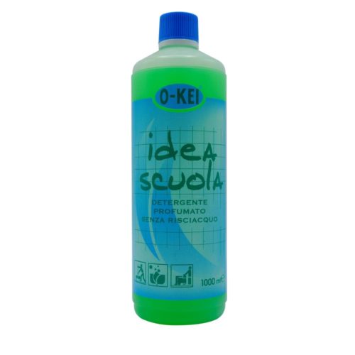 I.C.L.A. OKEI - IDEA SCUOLA MELA - Detergenti manutentori  1kg - Detergente liquido a bassa schiuma delicatamente profumato per la manutenzione ordinaria di tutte le superfici dure. Non intacca i pavimenti trattati con cere. Lascia nell'ambiente una gradevole nota fruttata.