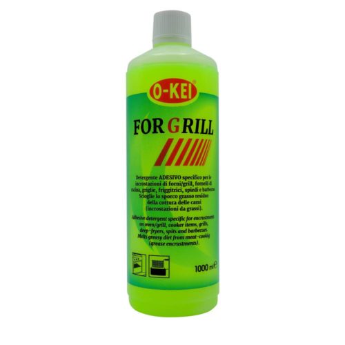 I.C.L.A. OKEI - FOR GRILL - Detergenti per stoviglie  1kg - Detergente adesivo specifico per le incrostazioni di forni