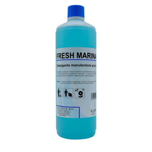 I.C.L.A. OKEI - FRESH MARINA - Detergenti manutentori  1kg - Detergente universale a bassa schiuma e persistente profumazione specifico per la manutenzione giornaliera manuale o meccanica di tutte le superfici dure