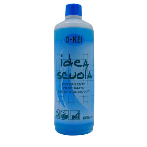 I.C.L.A. OKEI - IDEA SCUOLA MARINA - Detergenti manutentori  1kg - Detergente liquido a bassa schiuma delicatamente profumato per la manutenzione ordinaria di tutte le superfici dure. Non intacca i pavimenti trattati con cere. Lascia nell'ambiente una gradevole nota fresca di pulito.