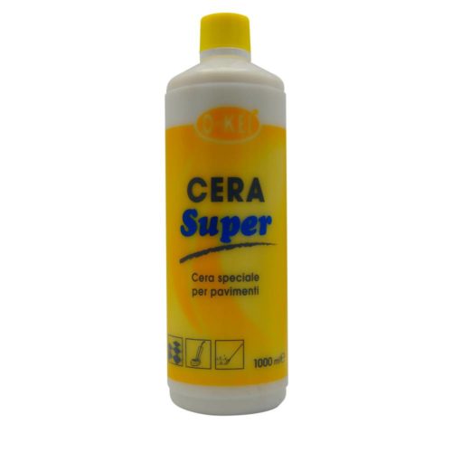 I.C.L.A. OKEI - CERA SUPER - Cere per pavimenti  1kg - Cera lucidabile profumata a base di cere pregiate per marmi e graniglie.