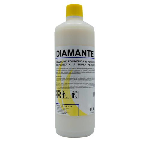 I.C.L.A. OKEI - CERA DIAMANTE - Cere per pavimenti  1kg - Emulsione polimerica e poliuretanica metallizzata a tripla reticolazione per pavimenti. Protegge e rendere estremamente brillanti pavimenti e rivestimenti in linoleum