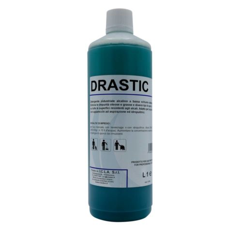 I.C.L.A. OKEI - DRASTIC - Pulizia di fondo  1kg - Detergente industriale alcalino a bassa schiuma altamente efficace. Elimina le impurità oleose e diversi tipi di sporco.