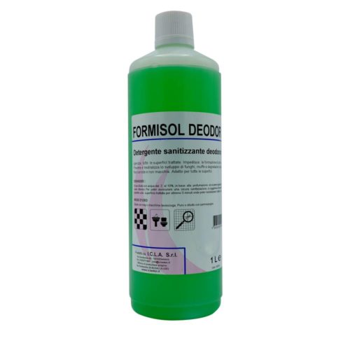 I.C.L.A. OKEI - FORMISOL DEODOR CITRO - Detergenti igienizzanti  1kg - Detergente sanificante profumato attivo nei confronti di microrganismi di vario tipo: batteri Gram+ e Gram-