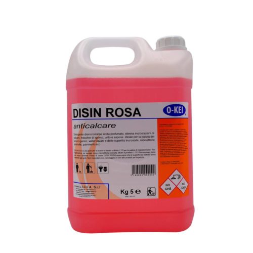 I.C.L.A. OKEI - DISIN ROSA - Detergenti disincrostanti  5kg - Detergente disincrostante acido profumato