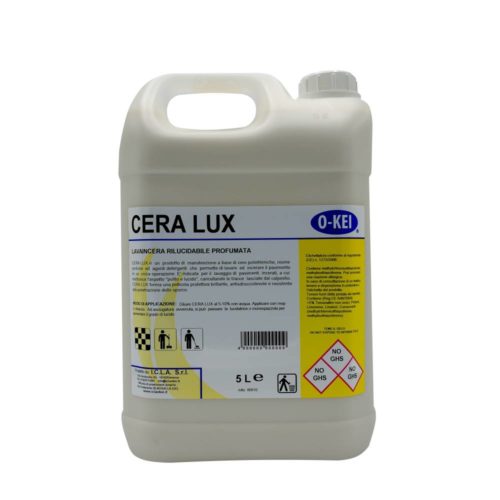 I.C.L.A. OKEI - CERA LUX - Cere per pavimenti  5kg - Prodotto di manutenzione a base di cere polietileniche