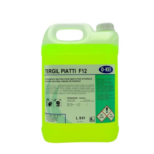 I.C.L.A. OKEI - TERGIL PIATTI F12 - Detergenti per stoviglie  5kg - Detergente concentrato