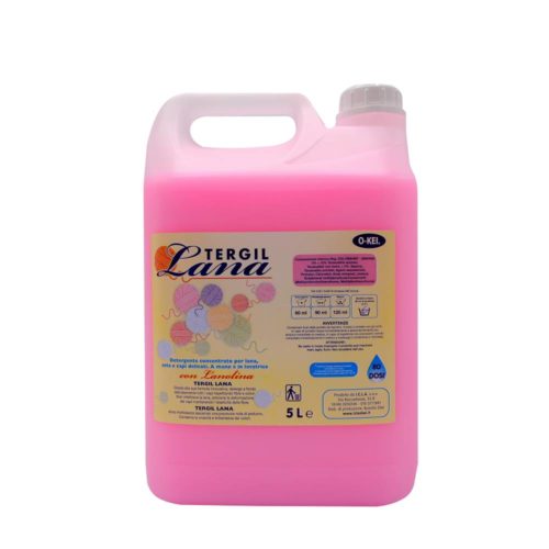 I.C.L.A. OKEI - TERGIL LANA - Detergenti per bucato  5kg - Detergente liquido concentrato per lana