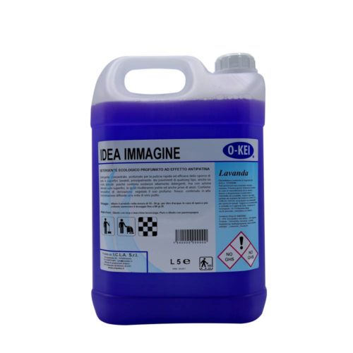 I.C.L.A. OKEI - IDEA IMMAGINE LAVANDA - Detergenti manutentori  5kg - Detergente concentrato profumato per la pulizia rapida ed efficace dello sporco di tutte le superfici lavabili