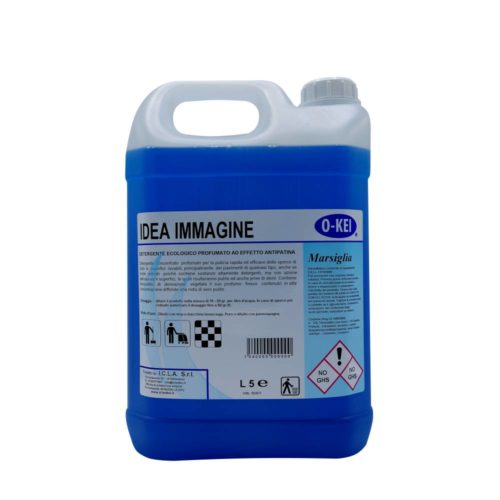 I.C.L.A. OKEI - IDEA IMMAGINE MARSIGLIA - Detergenti manutentori  5kg - Detergente concentrato profumato per la pulizia rapida ed efficace dello sporco di tutte le superfici lavabili