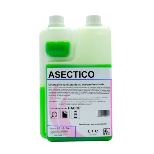 I.C.L.A. OKEI - ASECTICO - Detergenti igienizzanti  1kg - Detergente sanitizzante inodore concentrato ad uso professionale indicato per ospedali