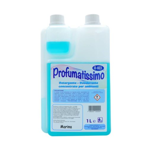 I.C.L.A. OKEI - PROFUMATISSIMO MARINA - Detergenti manutentori  1kg - Detergente deodorante a lunga persistenza per pulire e profumare tutte le superfici lavabili