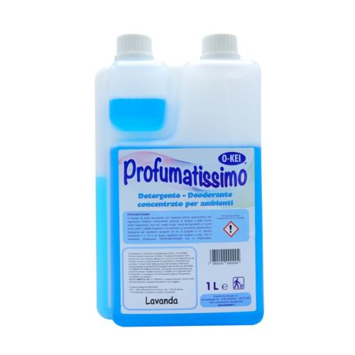 I.C.L.A. OKEI - PROFUMATISSIMO LAVANDA - Detergenti manutentori  1kg - Detergente deodorante a lunga persistenza per pulire e profumare tutte le superfici lavabili