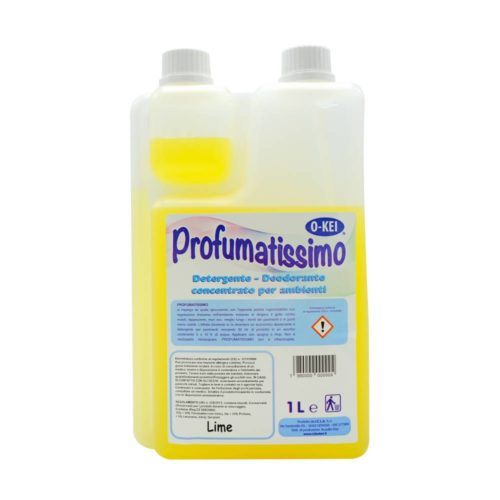 I.C.L.A. OKEI - PROFUMATISSIMO LIME - Detergenti manutentori  1kg - Detergente deodorante a lunga persistenza per pulire e profumare tutte le superfici lavabili