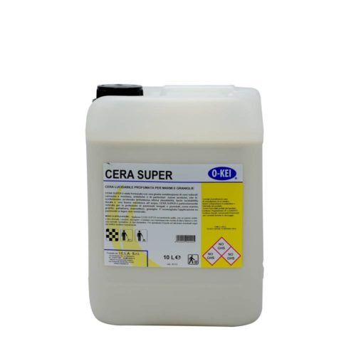 I.C.L.A. OKEI - CERA SUPER - Cere per pavimenti  10kg - Cera lucidabile profumata a base di cere pregiate per marmi e graniglie.