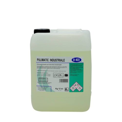 I.C.L.A. OKEI - PULIMATIC STOVIGLIE - Detergenti per stoviglie  12kg - Detergente liquido alcalino cloroattivo ad alta concentrazione per macchine lavastoviglie professionali. Formula attiva che sgrassa e igienizza le stoviglie. Particolarmente efficace contro macchie di rossetto